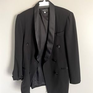 ABS black tuxedo jacket size 2
